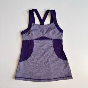 Lululemon Athletica Purple Panel Tank Top Size 8